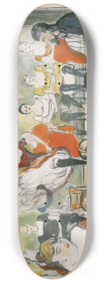 Edvard Munch - Tingletangle 8.25 inch art skate deck