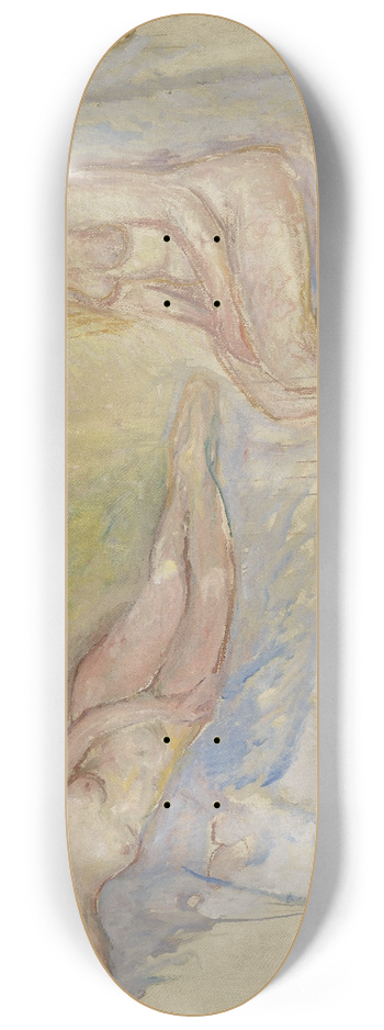 Edvard Munch - Two Nudes 8.25 inch art skate deck