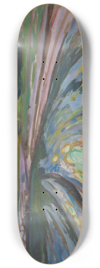 Edvard Munch - Waves Against The Shore 8.25 inch art skate deck