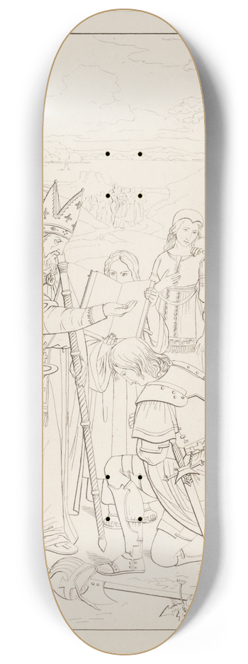 Edvard Sonne - De frste danske kristnes db 8.25 inch art skate deck