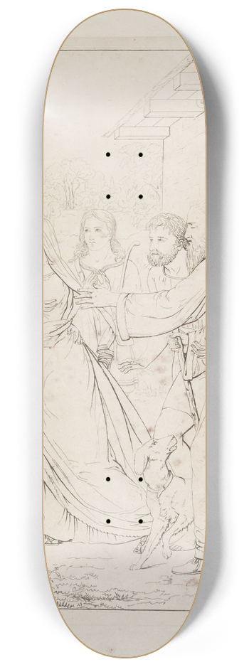 Edvard Sonne - Scene af Tobias` Historie 8.25 inch art skate deck