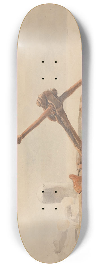 Edward Alfred Goodall - Spar and Anchor 8.25 inch art skate deck