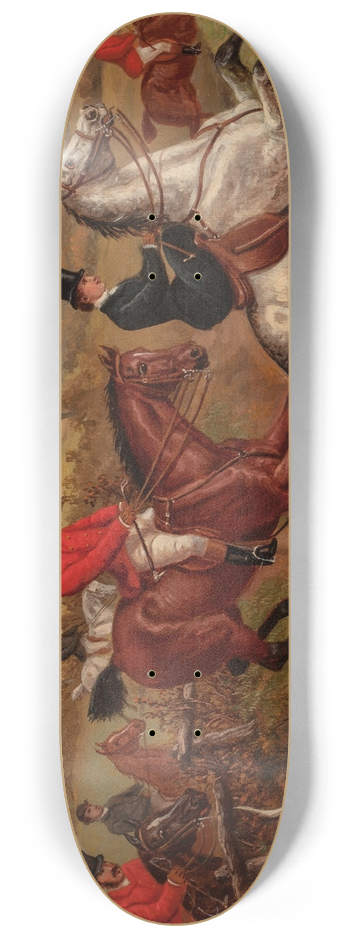 Edward Benjamin Herberte - Sporting Scene 8.25 inch art skate deck