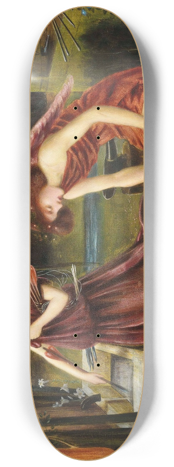 Edward Clifford - The Forge of Cupid 8.25 inch art skate deck