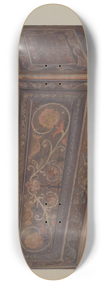 Edward F. Engel - Painted Guilford Chest 8.25 inch art skate deck
