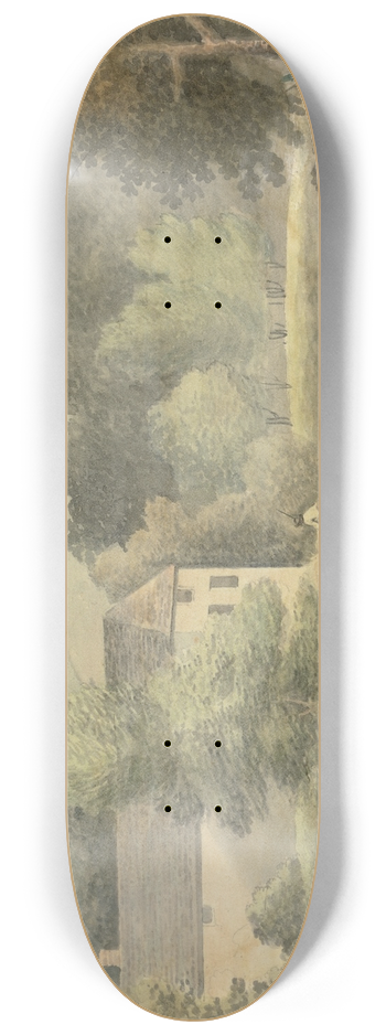 Edward Francis Burney - The Boatman 8.25 inch art skate deck