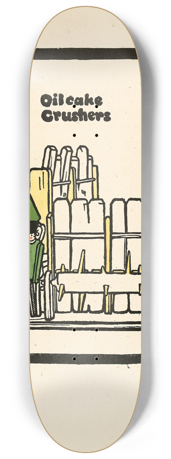Edward Gordon Craig - Oilcake Crushers 8.25 inch art skate deck