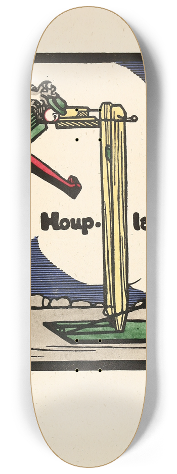 Edward Gordon Craig - The Signal Man  Part Two 8.25 inch art skate deck