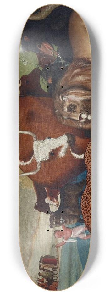 Edward Hicks - The Peaceable Kingdom 8.25 inch art skate deck