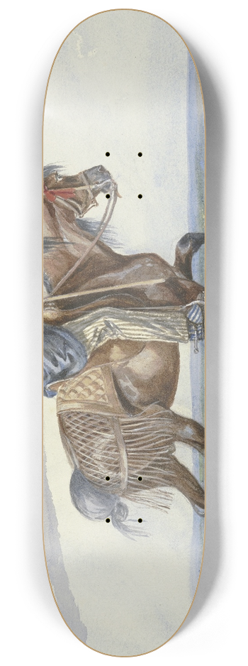 Edward Hull - Riding farmers 8.25 inch art skate deck