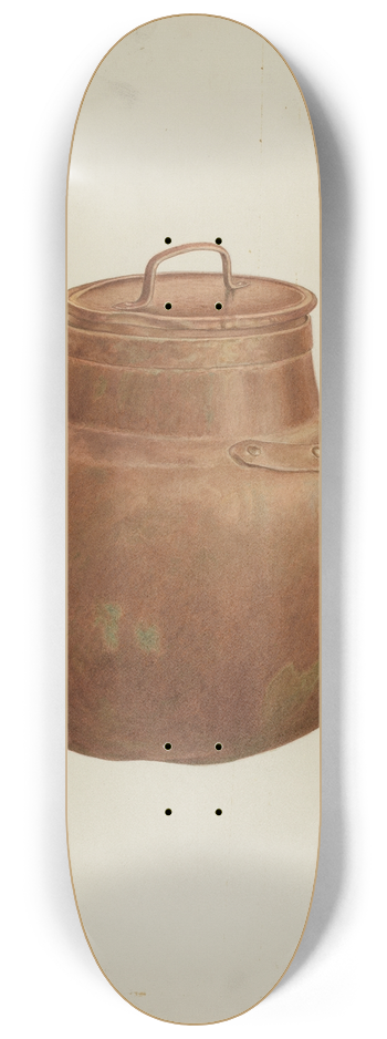 Edward Jewett - Copper Cauldron 8.25 inch art skate deck