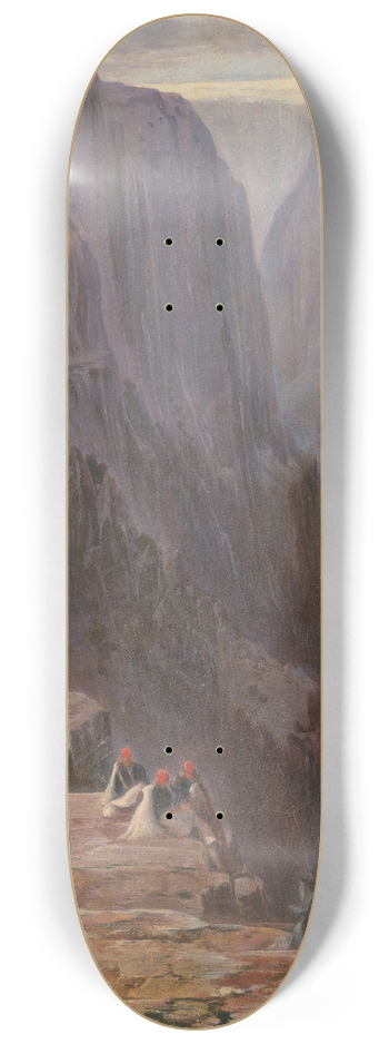 Edward Lear - Zagori, Greece 8.25 inch art skate deck