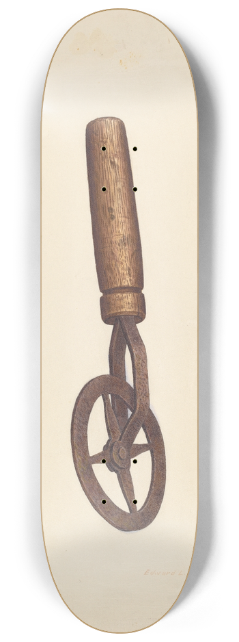 Edward L. Loper - Blacksmiths Measuring Wheel 8.25 inch art skate deck