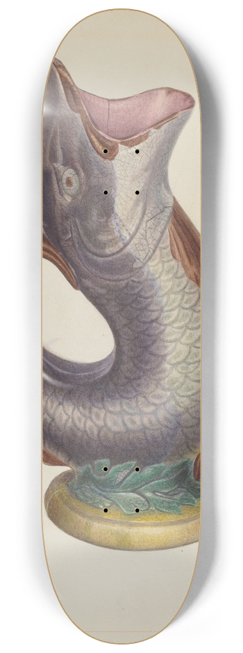 Edward L. Loper - Fish Pitcher 8.25 inch art skate deck