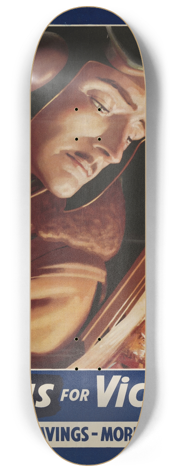 Edward Osmond - Wings for Victory 8.25 inch art skate deck