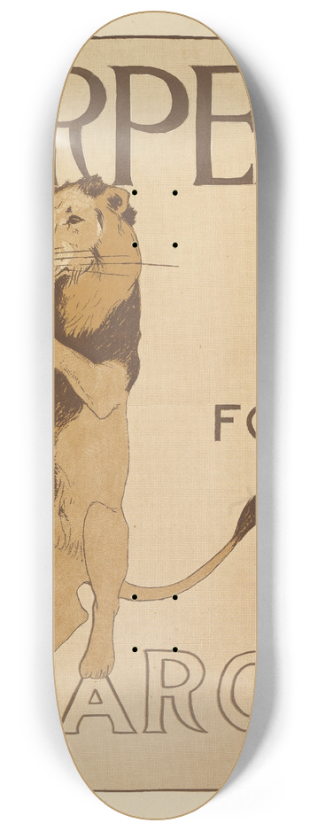 Edward Penfield - Harpers, March 8.25 inch art skate deck