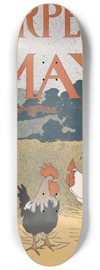 Edward Penfield - Harpers May 8.25 inch art skate deck