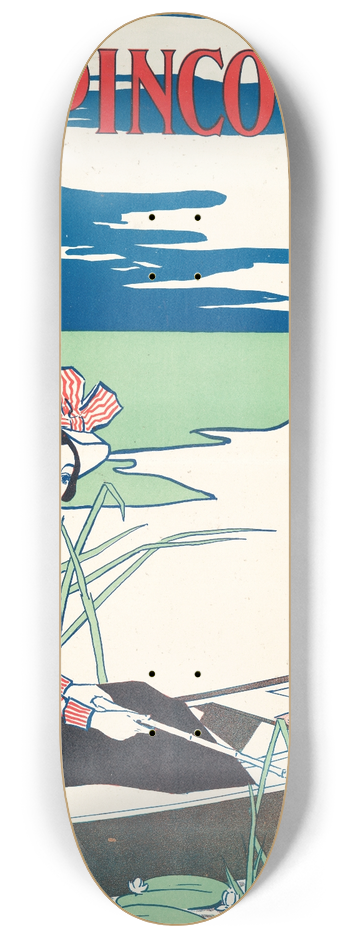 Edward Penfield - Lippincotts, June 8.25 inch art skate deck