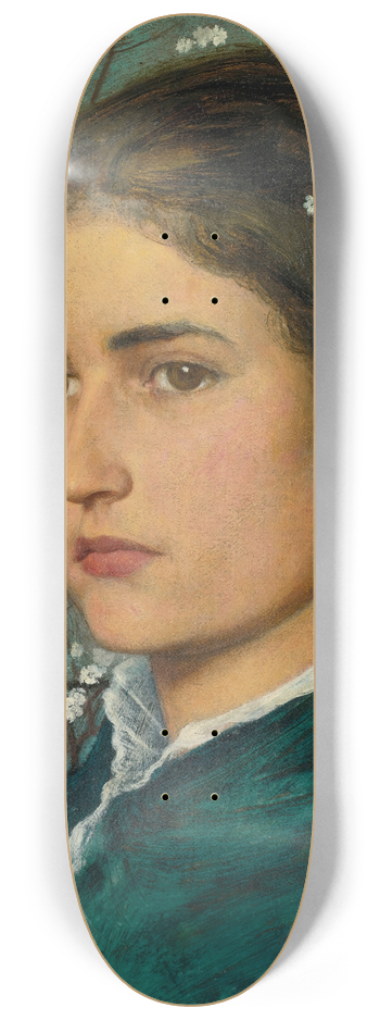 Edward Robert Hughes - A Young Beauty 8.25 inch art skate deck