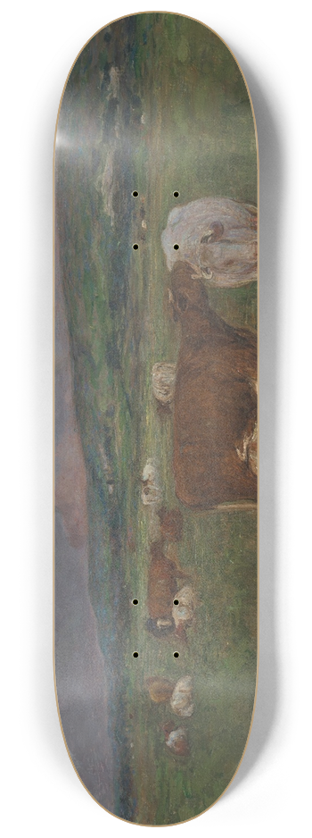 Edward Stott - Peaceful Evening 8.25 inch art skate deck