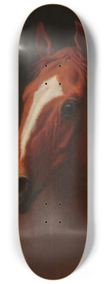 Edward Troye - Mary Hadley in a Loose Box 8.25 inch art skate deck