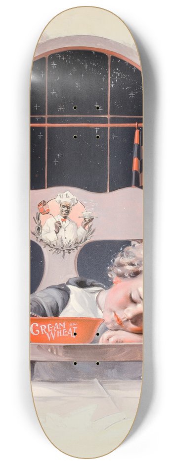 Edward Vincent Brewer - Peace and Plenty 8.25 inch art skate deck