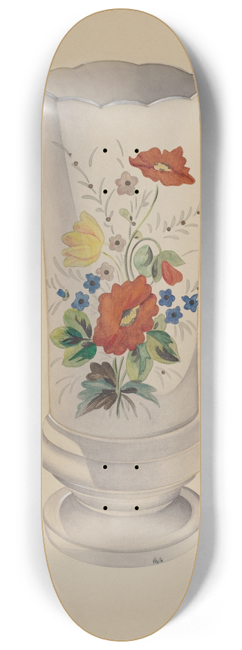 Edward White - Frosted Glass 8.25 inch art skate deck