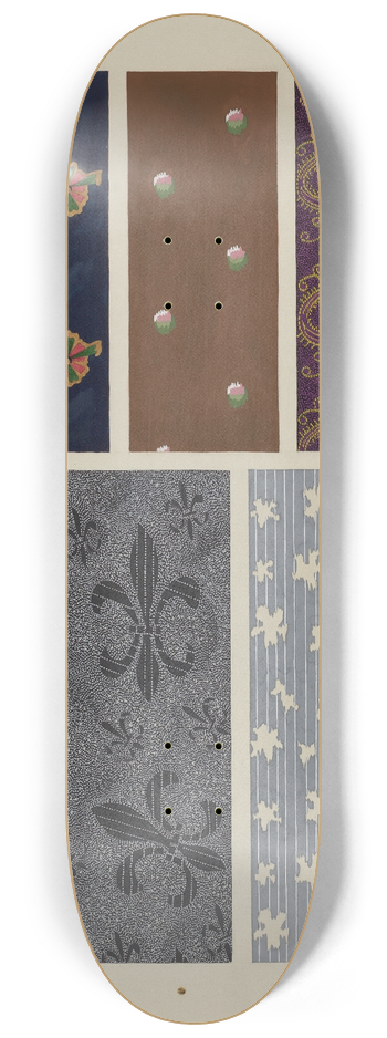 Edward White - Quilt Patches 8.25 inch art skate deck