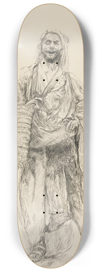Edwin Austin Abbey - Autolycus, Act IV, Scene ii, The WintersTale 8.25 inch art skate deck