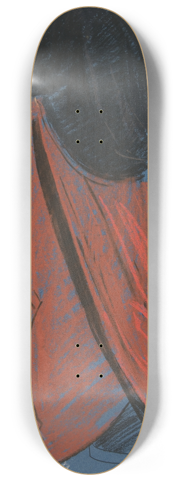Edwin Austin Abbey - Figure study for Measure for Measure II 8.25 inch art skate deck
