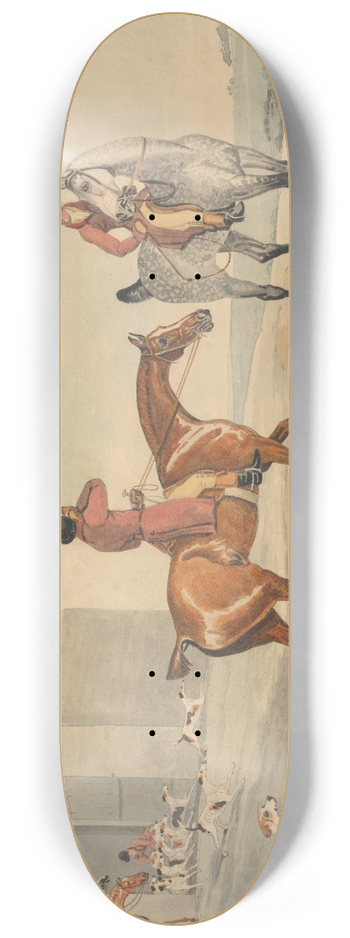 Edwin Cooper - Foxhunting: Unkennelling the Pack 8.25 inch art skate deck