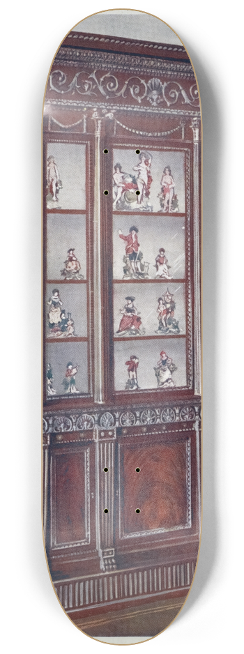 Edwin Foley - Carved mahogany China cases 8.25 inch art skate deck