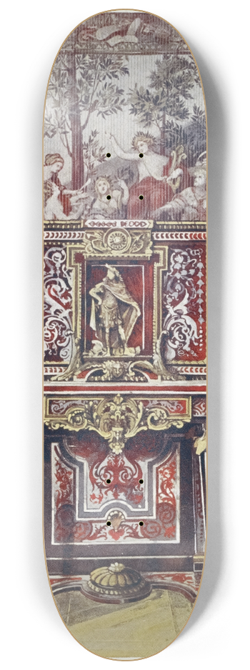 Edwin Foley - Coffret de mariage. Boulle. Muse du Louvre, Paris. 8.25 inch art skate deck