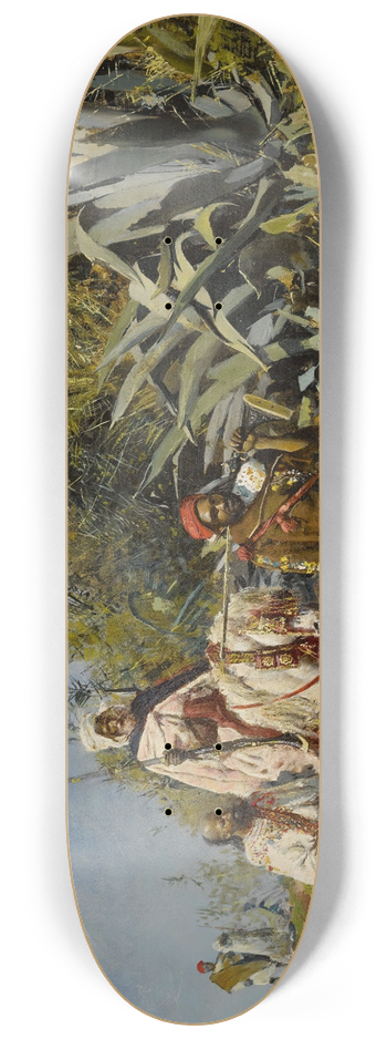Edwin Lord Weeks - The Procession 8.25 inch art skate deck