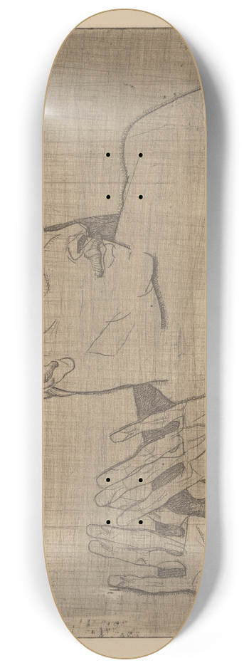 Egon Schiele - Arthur Roessler 8.25 inch art skate deck