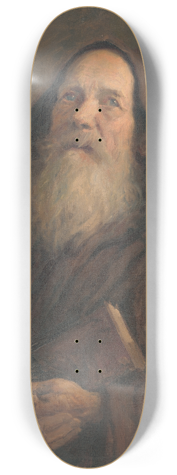 Elemr Halsz-Hradil - Study of a Monk 8.25 inch art skate deck