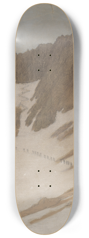 Elemr Halsz-Hradil - To the mountains 8.25 inch art skate deck