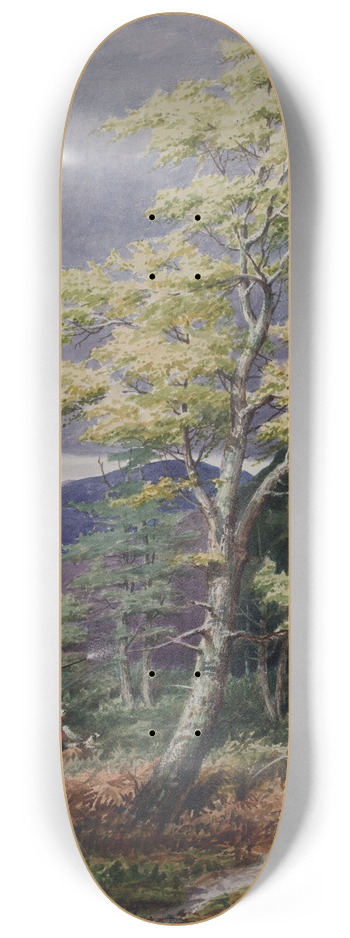 Elijah Walton - Rednal From Cofton, Man Shooting 8.25 inch art skate deck