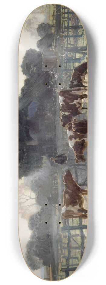 Elioth Gruner - Spring frost 8.25 inch art skate deck