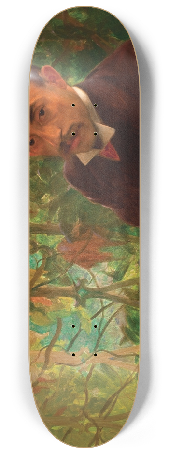 Eliseu Visconti - Retrato de Ovdio Romeiro 8.25 inch art skate deck