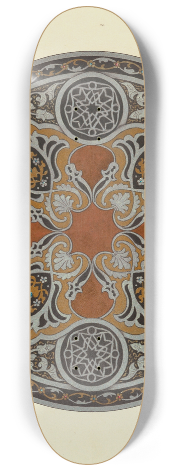 Elizabeth A. Nedwill - Persian Ornament II 8.25 inch art skate deck