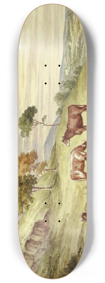 Elizabeth Murray - Deer Park, possibly Kilkenny 8.25 inch art skate deck