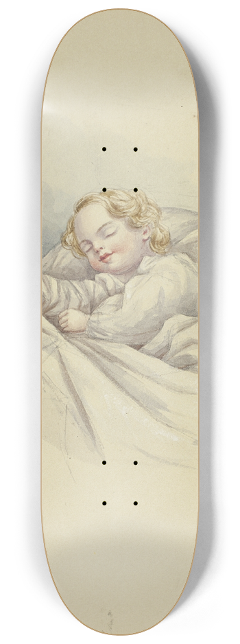 Elizabeth Murray - Hugh Sleeping 8.25 inch art skate deck