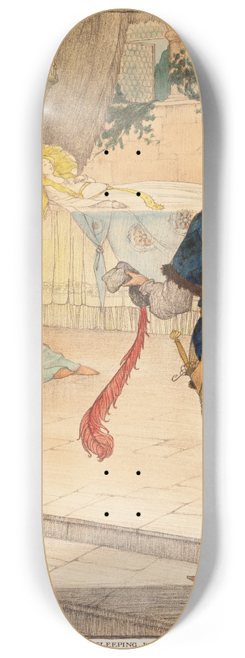 Elizabeth Tyler Wolcott - The Sleeping Beauty 8.25 inch art skate deck
