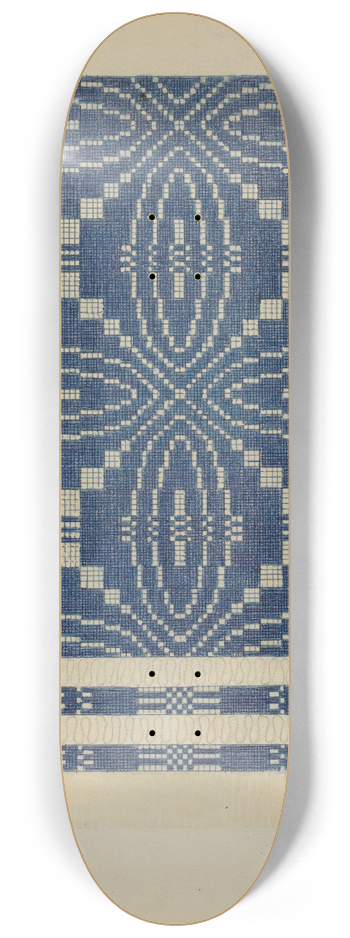 Elizabeth Valentine - Woven Coverlet 8.25 inch art skate deck