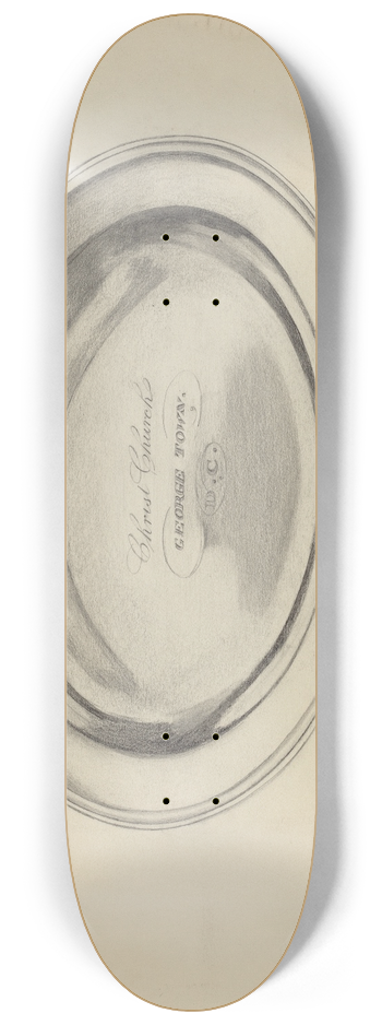Ella Josephine Sterling - Silver Communion Plate 8.25 inch art skate deck