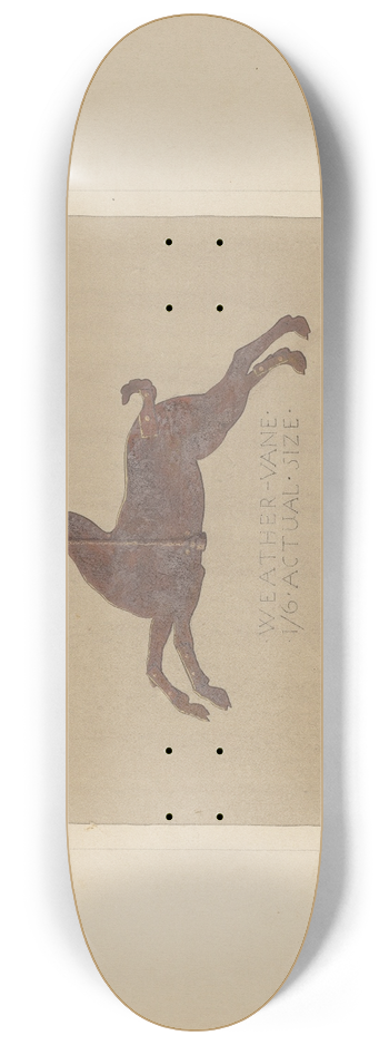Elmer G. Anderson - Weather Vane 8.25 inch art skate deck