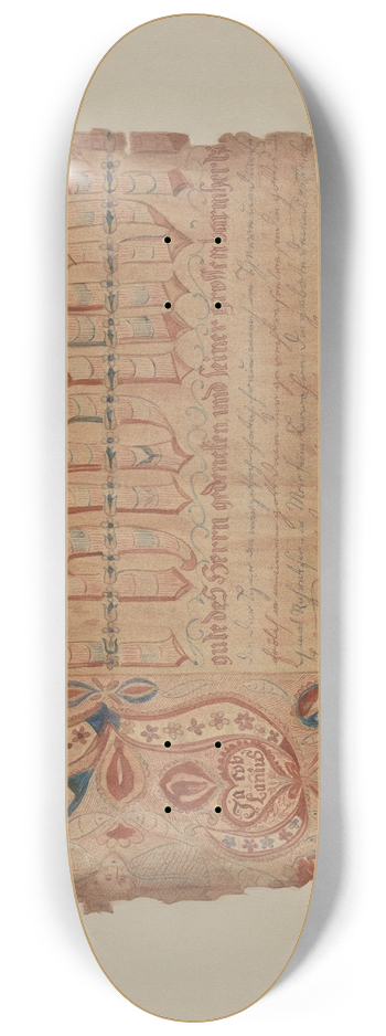 Elmer R. Kottcamp - Fractur 8.25 inch art skate deck