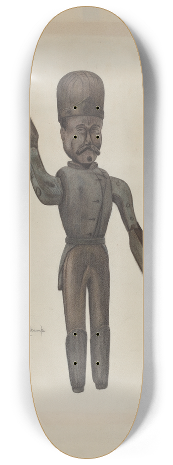 Elmer R. Kottcamp - Pa. German Weather Vane 8.25 inch art skate deck