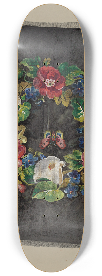 Elmer Weise - Cross Stitch 8.25 inch art skate deck